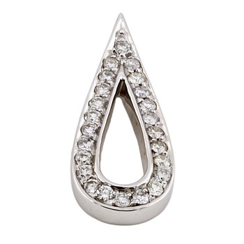 14ct white gold Diamond Pendant